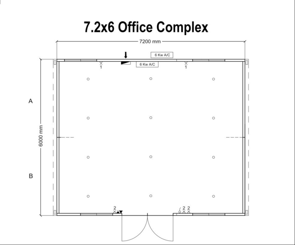 7.2x6 office complex